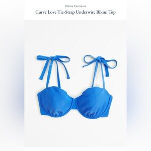 Abercrombie curve love bikini top